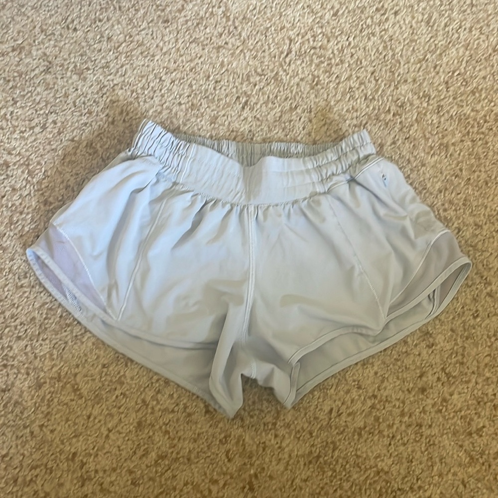 Lululemon light blue hottie hot shorts